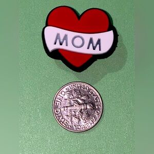(10 for $15) Heart Love Mom Valentines Love Mother's Day Crocs Shoes Charms